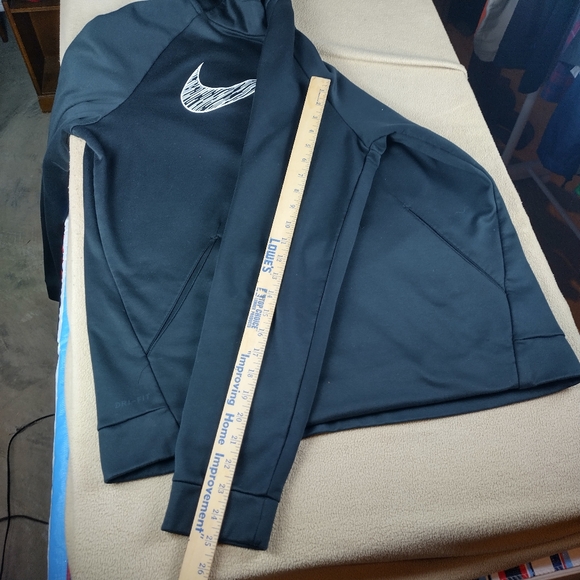 Nike Men's Large Big Swoosh Logo Drifit Hoodie Pullover - Picture 11 of 11